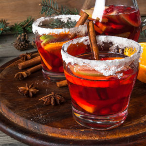 Fragrant autumn and winter sangria